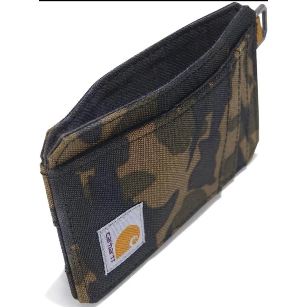 Carhartt Nylon Duck Front Pocket Wallet Camo RFID Blocking Cordura WW0238 NWT